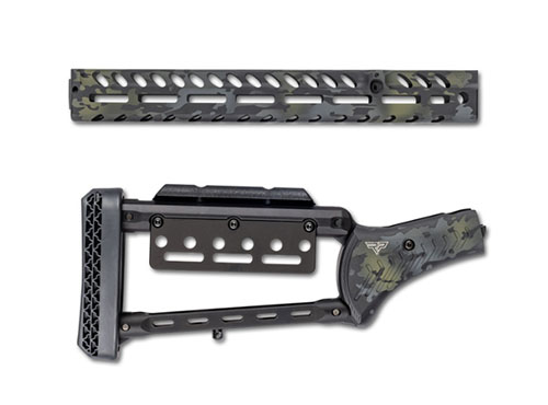 Das Rossi R95 Lever Pistol Grip Stock Set (Black Multicam) bietet dir eine leichte, anpassbare Lösung mit M-LOK Slots, verstellbarem Hinterschaft und optimaler Handhabung.